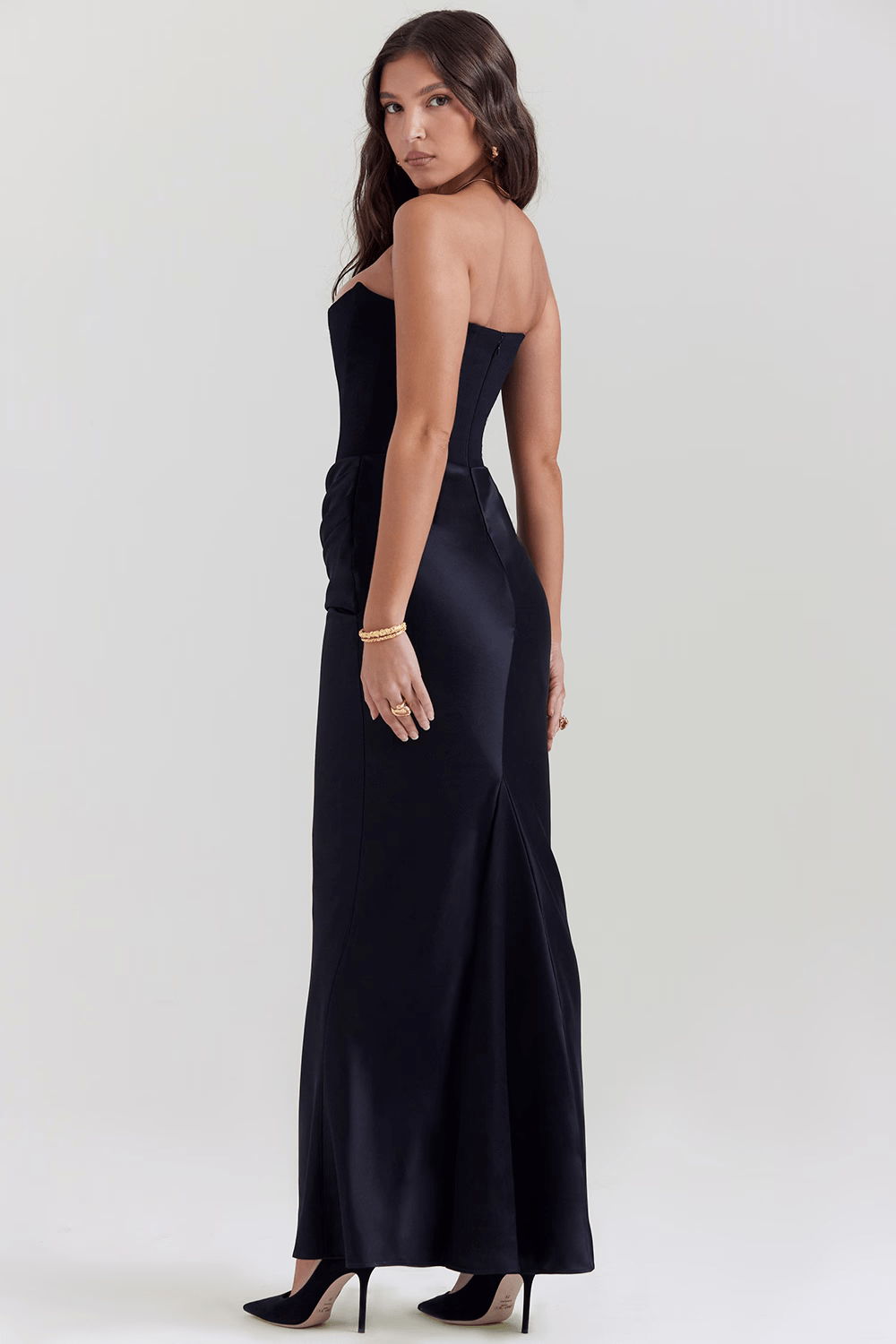 Bella | Elegancka sukienka bez ramiączek