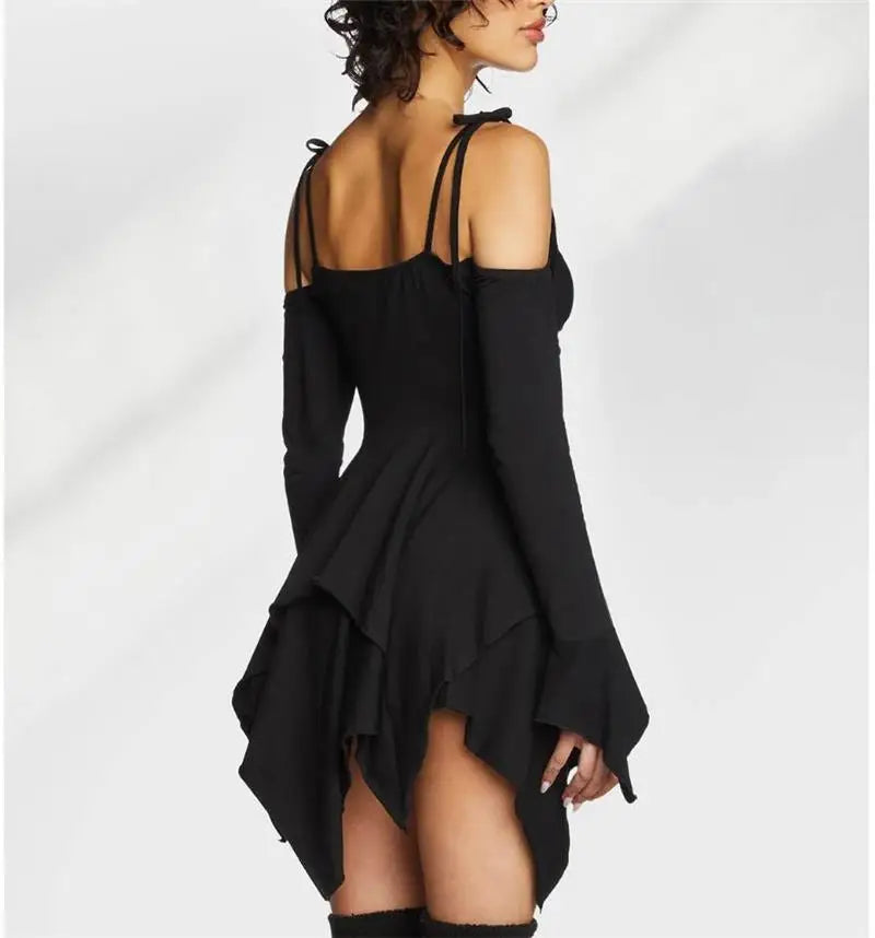 Asymetryczna sukienka Midnight Siren