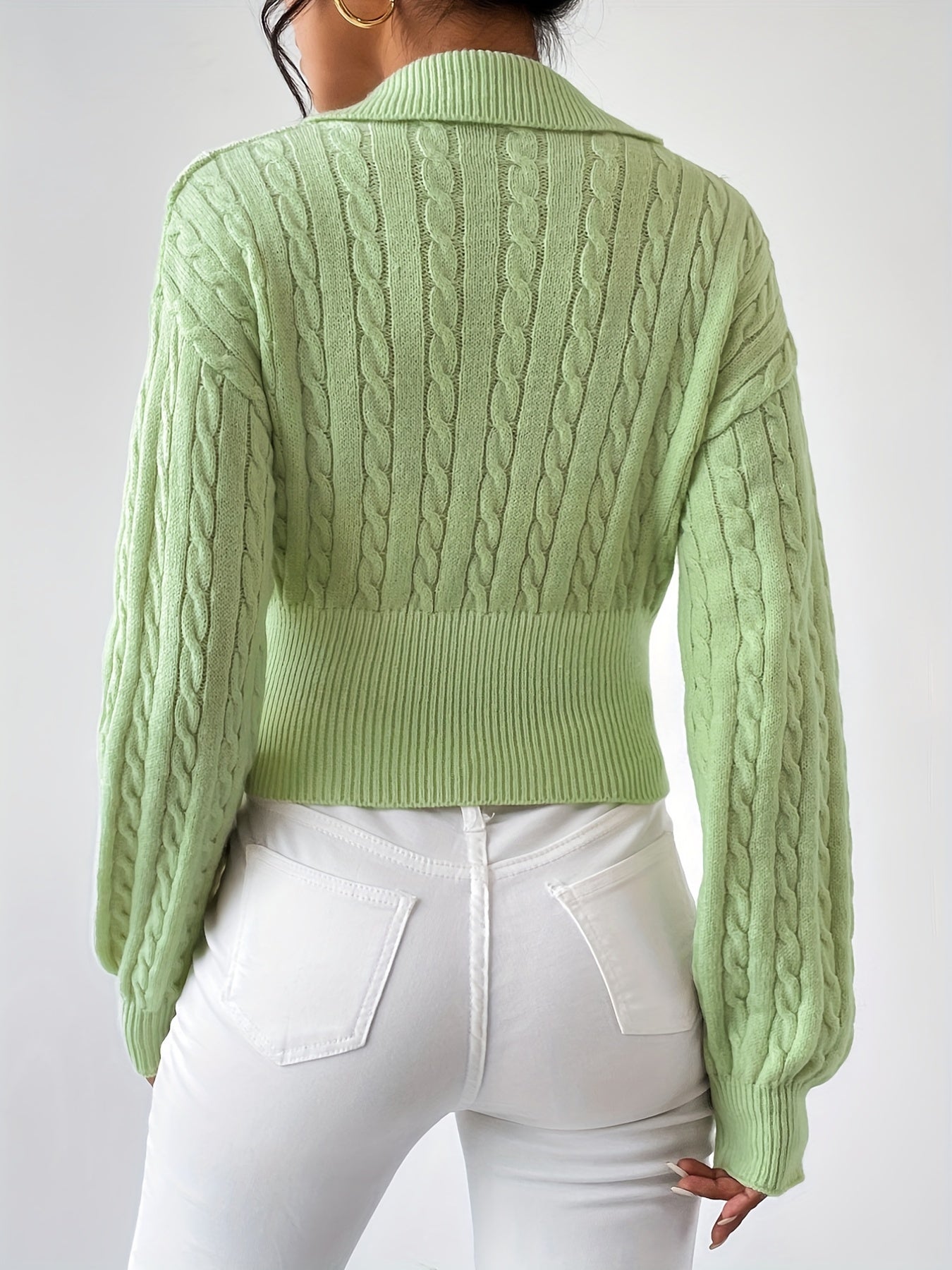 YunaWear | Dzianinowy top polo Elira