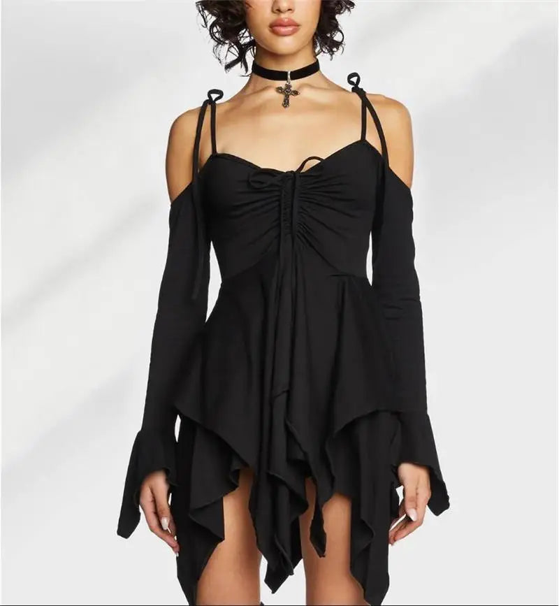 Asymetryczna sukienka Midnight Siren