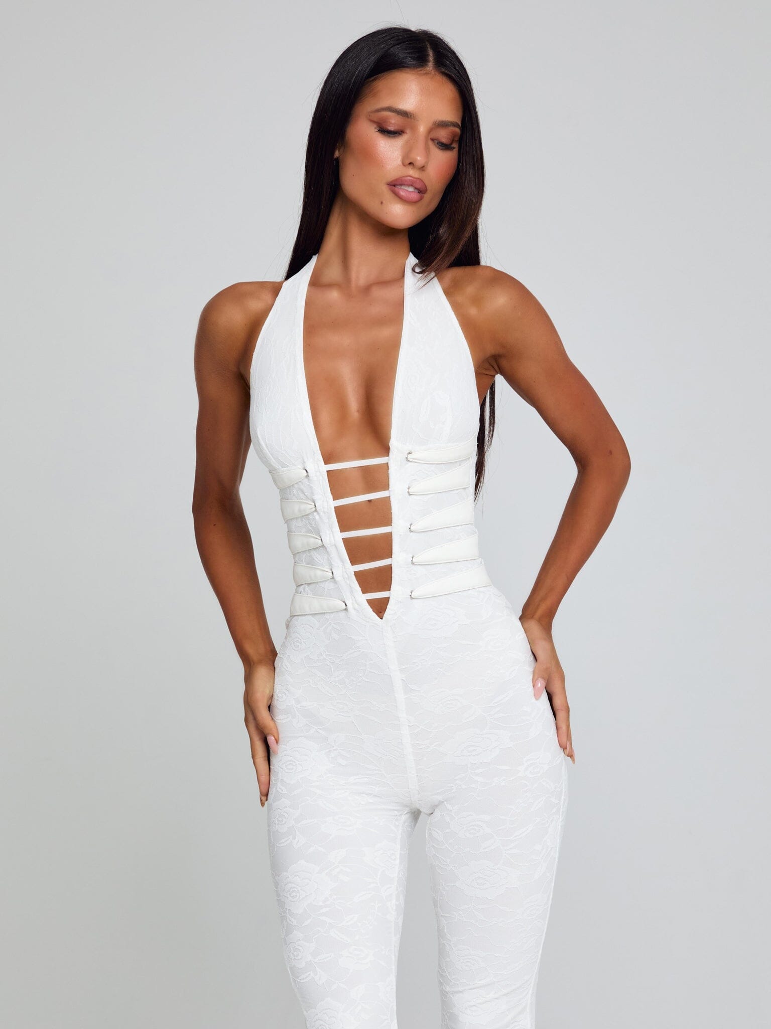 Kombinezon Lace Sculpt Halter