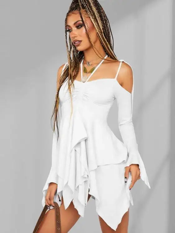 Asymetryczna sukienka Midnight Siren