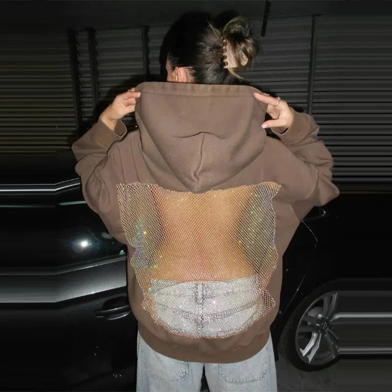 Bluza z siateczką bez pleców