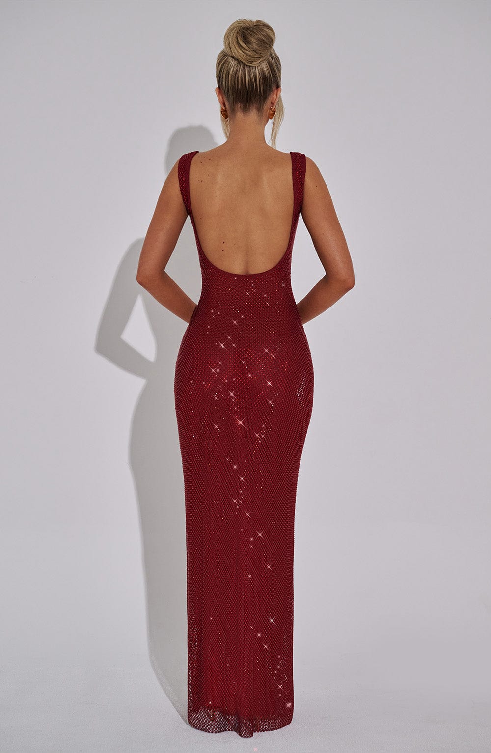 Vivienne – elegancki maxi brokatowy jurk